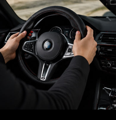 Housse de Volant en Cuir Premium – Grip Antidérapant & Confort Ultime