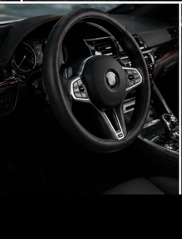 Housse de Volant en Cuir Premium – Grip Antidérapant & Confort Ultime