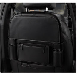 Organisateur de siège voiture 8 en 1 avec plateau pliable – rangement multifonction universel