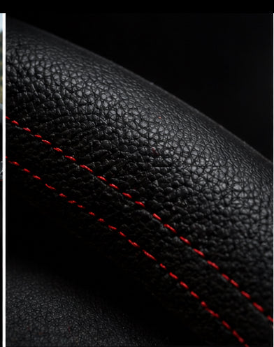 Housse de Volant en Cuir Premium – Grip Antidérapant & Confort Ultime