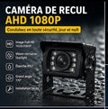 Caméra de Recul HD 1080P AHD – Vision Nocturne Starlight Ultra Claire (Étanche & Grand Angle)