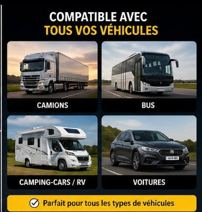 Caméra de Recul HD 1080P AHD – Vision Nocturne Starlight Ultra Claire (Étanche & Grand Angle)