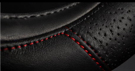 Housse de Volant en Cuir Premium – Grip Antidérapant & Confort Ultime