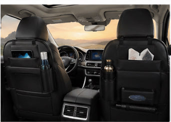 Organisateur de siège voiture 8 en 1 avec plateau pliable – rangement multifonction universel