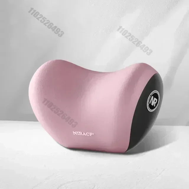 Pack Confort Posture Voiture – Coussin Lombaire & Appui-Tête en Mousse à Mémoire de Forme | Soulage les Douleurs du Dos en Conduite