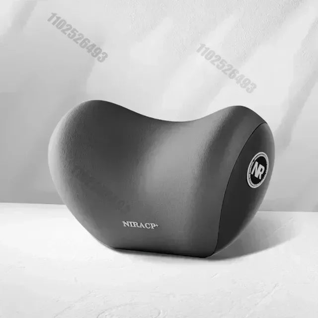 Pack Confort Posture Voiture – Coussin Lombaire & Appui-Tête en Mousse à Mémoire de Forme | Soulage les Douleurs du Dos en Conduite