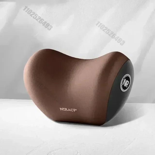 Pack Confort Posture Voiture – Coussin Lombaire & Appui-Tête en Mousse à Mémoire de Forme | Soulage les Douleurs du Dos en Conduite
